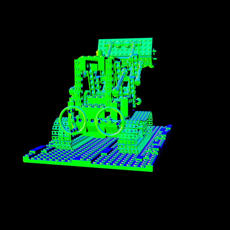 NeRF 3D Reconstruction – View 1